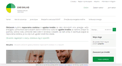 Desktop Screenshot of ekosklad.si