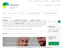 Tablet Screenshot of ekosklad.si